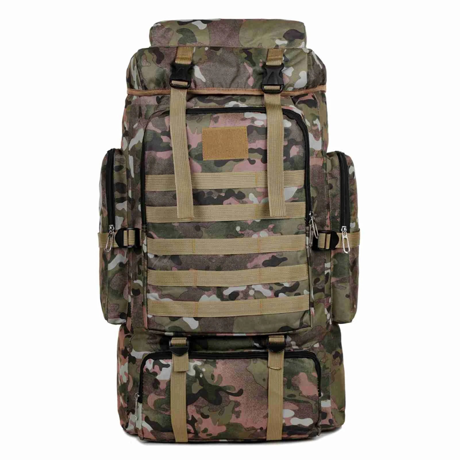 Large Capacity Hiking Backpack Outdoor Camping Rucksack  Trekking Backpack Camo Backpack