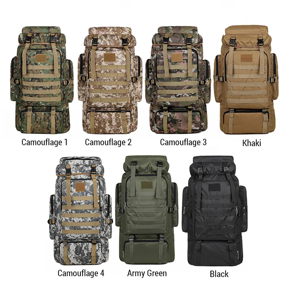 Large Capacity Hiking Backpack Outdoor Camping Rucksack  Trekking Backpack Camo Backpack