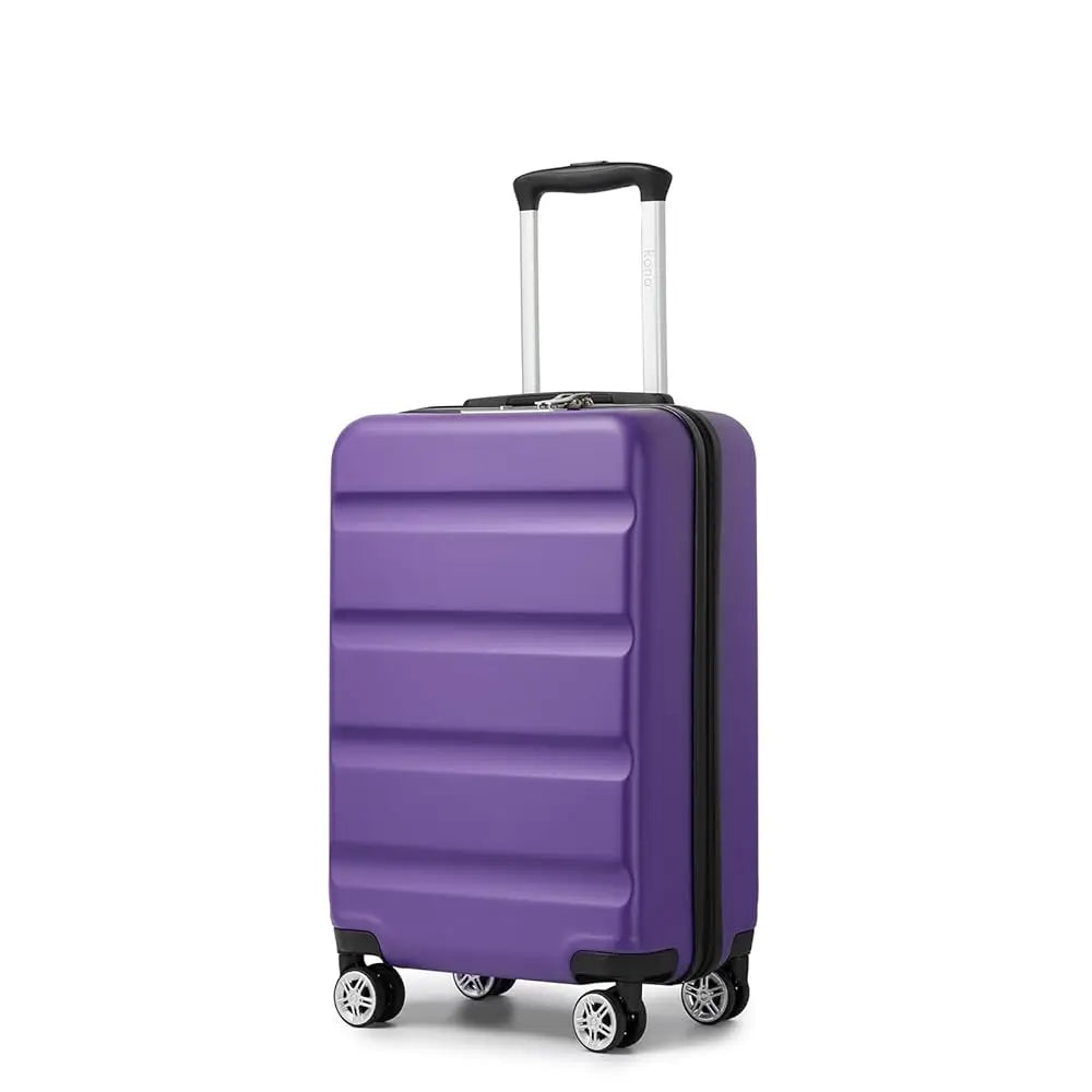 KONO hand luggage Suitcase-Lightweight hard case with TSA Lock & 4 spinner wheels, cabin-fit (55/65/75cm)