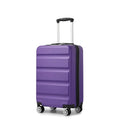 KONO hand luggage Suitcase-Lightweight hard case with TSA Lock & 4 spinner wheels, cabin-fit (55/65/75cm)