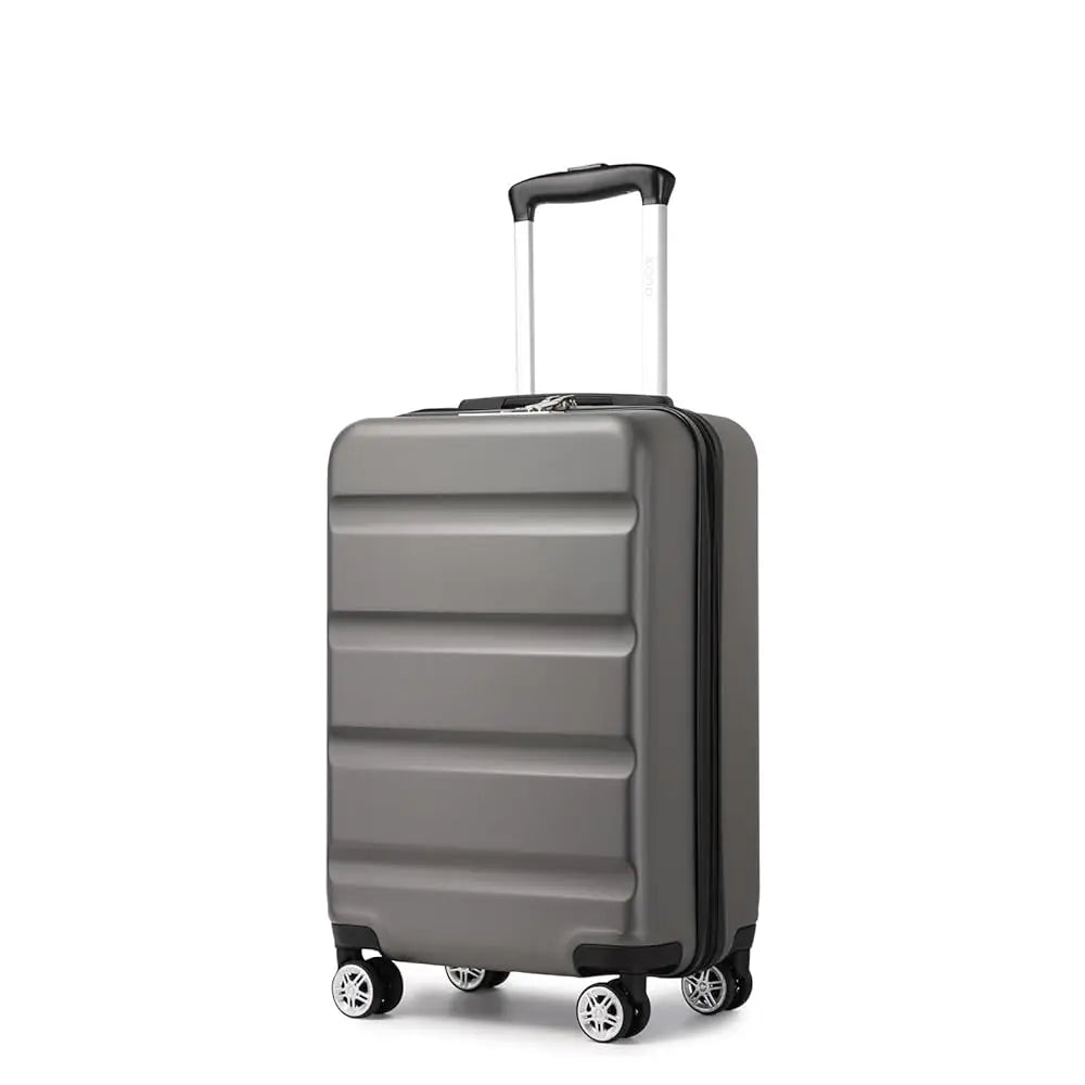 KONO hand luggage Suitcase-Lightweight hard case with TSA Lock & 4 spinner wheels, cabin-fit (55/65/75cm)